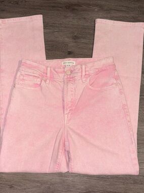 Good American Pastel Pink Jeans